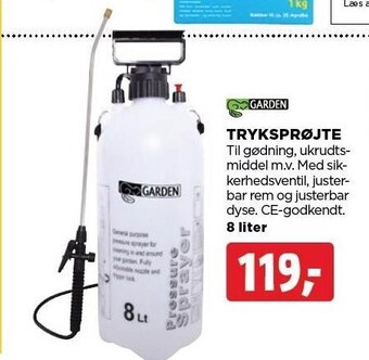 jem & fix Tryksprøjte tilbud