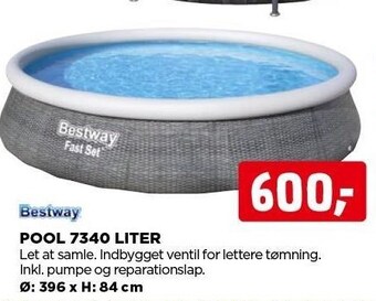 jem & fix Pool 7340 liter tilbud