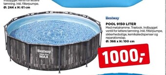 jem & fix Pool 9150 liter tilbud