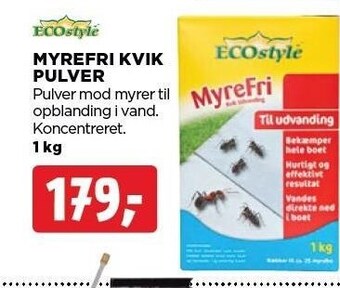 Myrefri kvik pulver