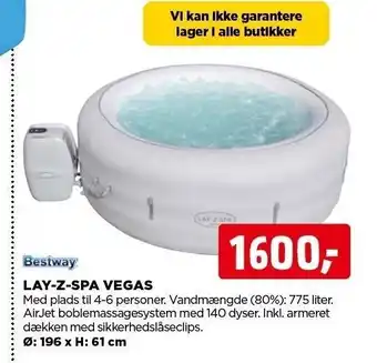 jem & fix Lay-z-spa vegas tilbud