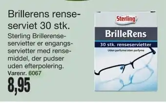 Harald Nyborg Sterling Brillerens Renseserviet 30 stk. tilbud