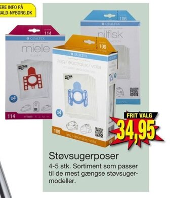Harald Nyborg Støvsugerposer tilbud