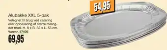 Harald Nyborg Alubakke XXL 5-pak tilbud