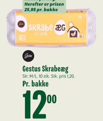 Min Købmand Gestus æg tilbud