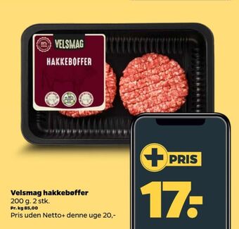 Velsmag hakkebøffer