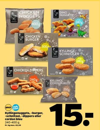 Netto Chickn kyllingeschnitzler tilbud