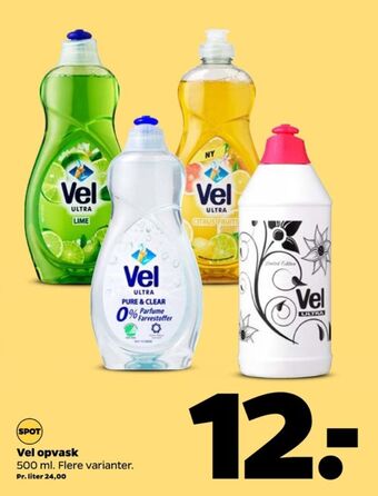 Netto Vel opvaskemiddel tilbud