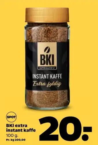 Netto Bki instant kaffe tilbud