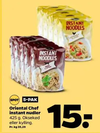 Netto Oriental chef nudler tilbud