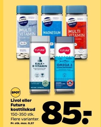 Netto Futura fiskeolie tilbud