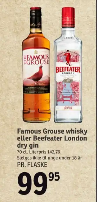 SPAR The famous grouse whisky tilbud