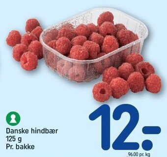 REMA 1000 Danske Hindbær tilbud