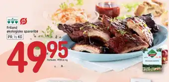 REMA 1000 Friland Økologiske Spareribs tilbud