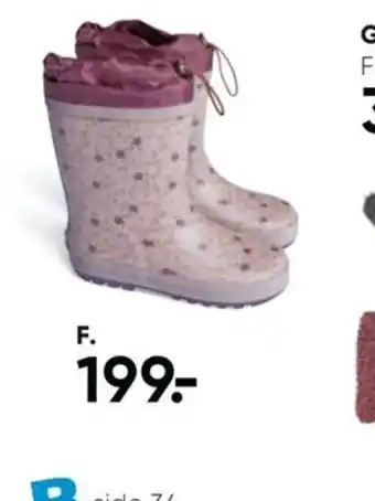 Bilka Termo Gummistrøvler tilbud