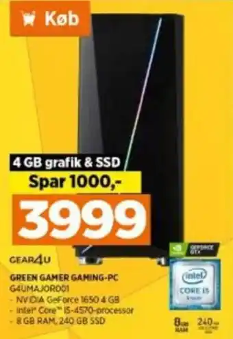 Green Gamer Gaming-PC G4UMAJOR001