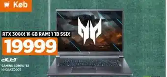 Power Acer Gaming Computer NHOAKEDD03 tilbud