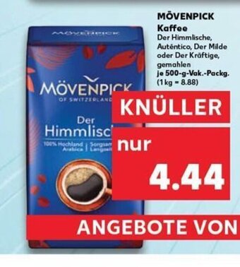 Kaufland Mövenpick Kaffee tilbud