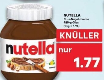 Kaufland Nutella Nuss- Nugat- Creme tilbud