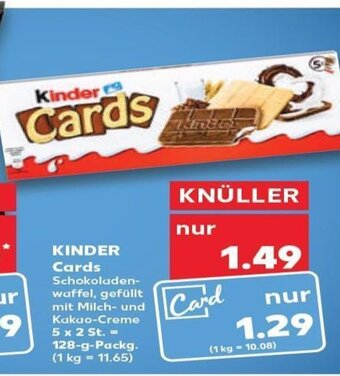 Kaufland Kinder Cards tilbud