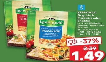 Kaufland DE Kerrygold Orig. irisch. Pizzakäse oder Cheddar tilbud