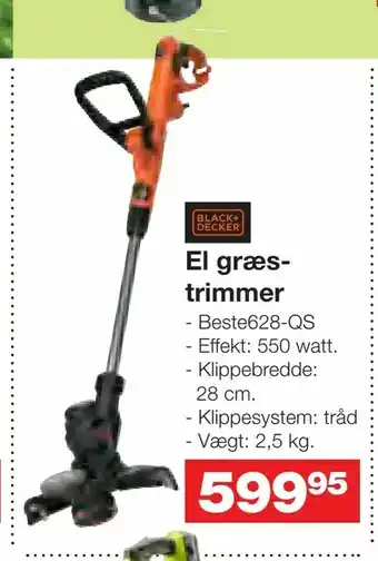 Bauhaus El græstrimmer tilbud