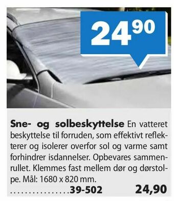 Sne- og solbeskyttelse