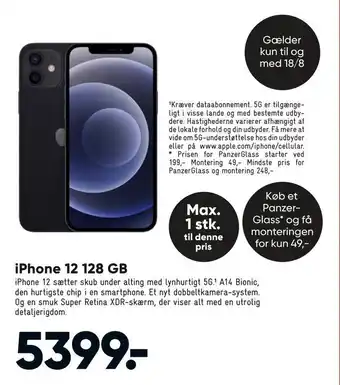 Bilka Iphone 12 128 gb tilbud