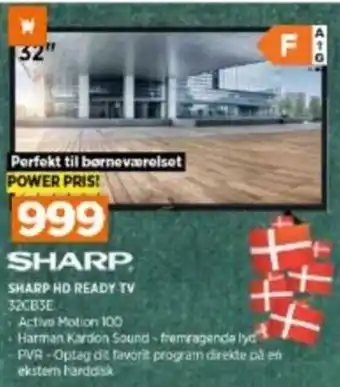 Power Sharp hd Ready Tv 32CB3E tilbud