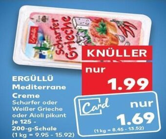 Kaufland DE Ergüllü Mediterrane Creme tilbud