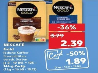 Kaufland Nescafé Gold tilbud