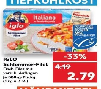Kaufland Iglo Schlemmer- Filet tilbud