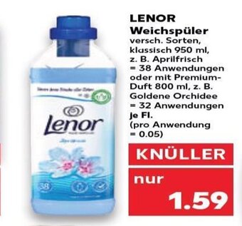 Kaufland DE Lenor Weichspüler tilbud
