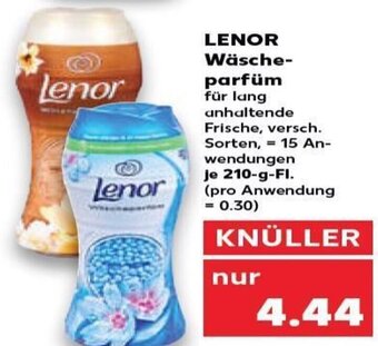 Kaufland Lenor Wäscheparfüm tilbud