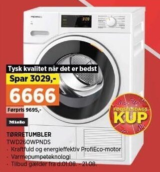 Power Tørretumbler tilbud