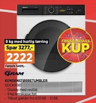 Power Kondenstørretumbler tilbud