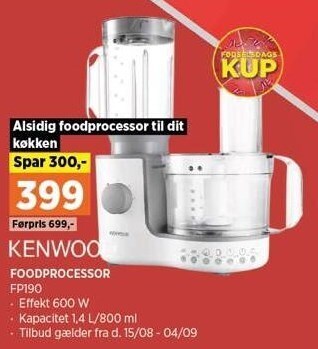 Power Foodprocessor tilbud