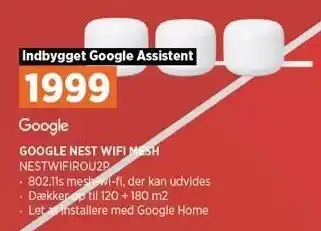 Power Google nest wifi mesh tilbud