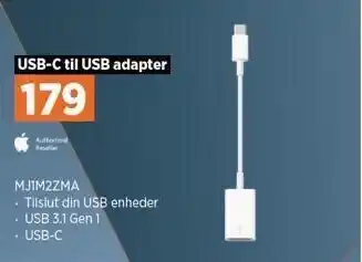 Usb-c til usb adapter