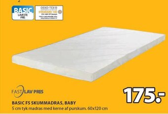 JYSK Basic F5 Skummadras, Baby tilbud