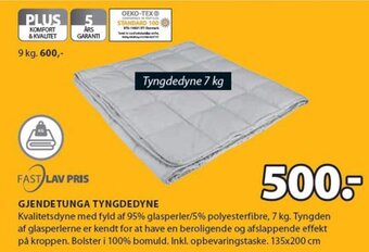 JYSK Gjendetunga Tyngdedyne tilbud