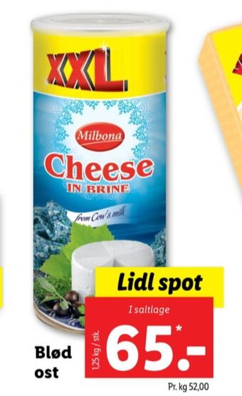 Lidl Milbona salatost tilbud
