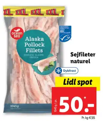Lidl Ocean sea sejfileter tilbud