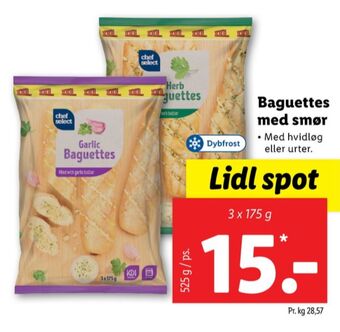 Lidl Chef select baguettes tilbud
