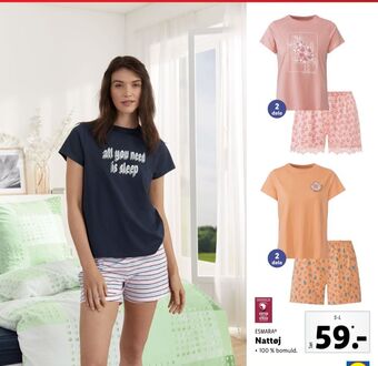 Lidl Esmara nattøj tilbud