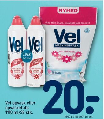 REMA 1000 Vel opvaskemiddel tilbud