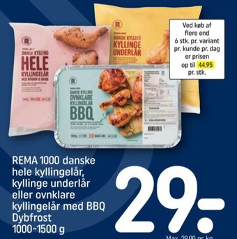 REMA 1000 Rema 1000 kyllingelår tilbud