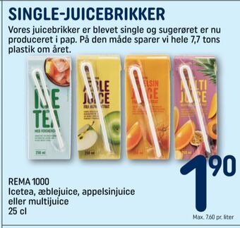 REMA 1000 Rema 1000 juice tilbud