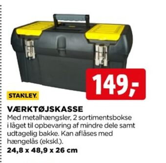 jem & fix Stanley værktøjstaske tilbud