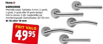 jem & fix Home it dørgreb tilbud